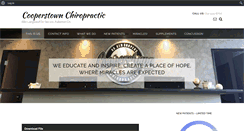 Desktop Screenshot of cooperstownchiro.com